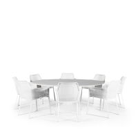 Sphere & Matrix 8 Seat Round Dining Set with 160cmØ Table