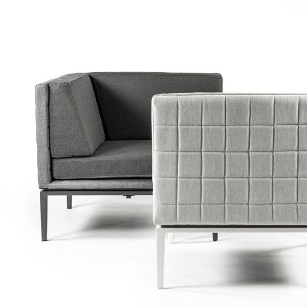 Excel 6 Seater Corner Sofa Set - 2 Corners, 4 Middles