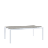 Ocean Dining Table White/Stone 220cm x 100cm