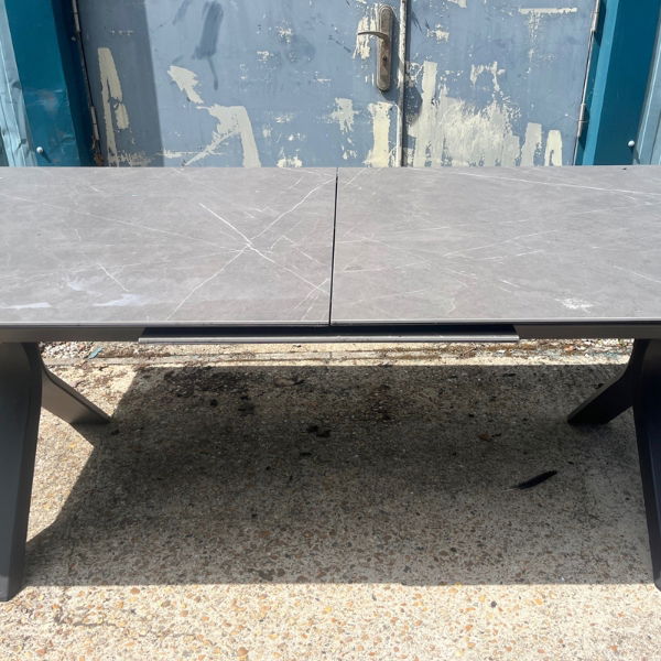 Linear 300cm Extendable Table - Charcoal/Mid Grey CLR