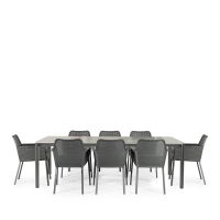 Apollo & Matrix 8 Seat Rectangular Dining Set with 240 x 100cm Table