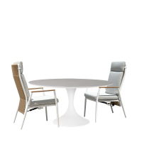 Sphere & Gravity 8 Seat Round Dining Set with 160cmØ Table