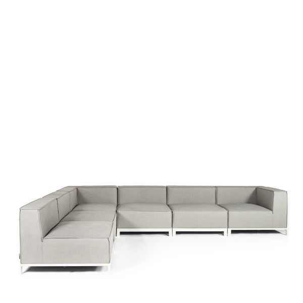 Grand Sahara 6 Seater Corner Sofa Set - 2 Corners, 4 Middles