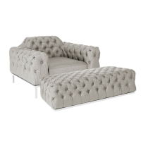 Hero Sofa & Ottoman White/Stone CLR