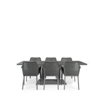 Phoenix & Matrix 6 Seat Rectangular Dining Set with 200 x 90cm Table