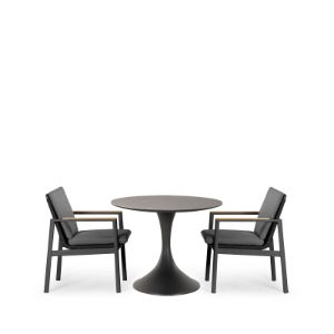 Sphere & Lunar 2 Seat Round Dining Set with 90cmØ Table