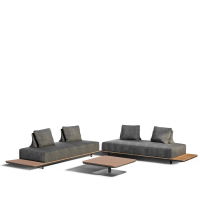 Zone 4 Seater Sofa Set with Coffee Table