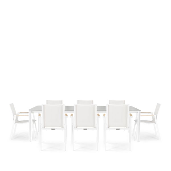 Apollo & Aspen 8 Seat Rectangular Dining Set with 240 x 100cm Table