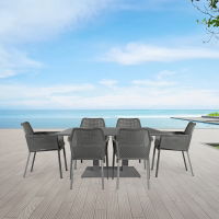 Rising & Matrix 6 Seat Rectangular Dining Set with 150 x 90cm table
