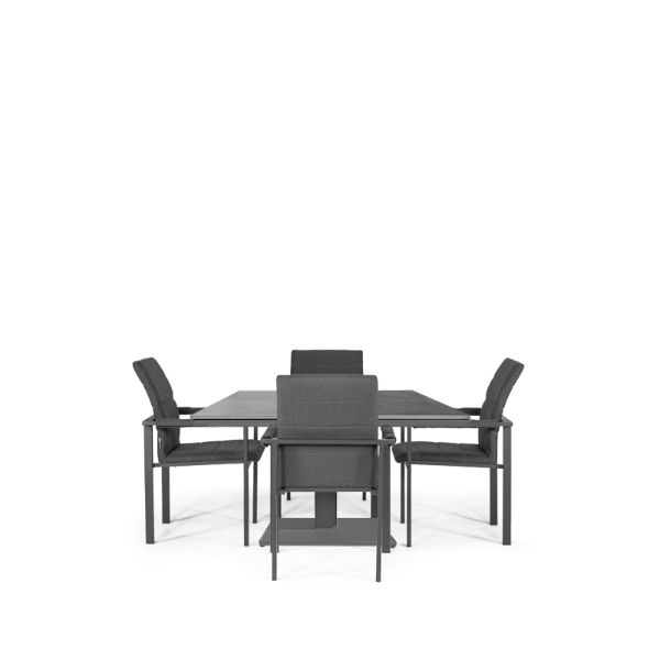 Rising & Arabian 4 Seat Square Dining Set with 90 x 90cm Table