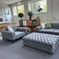 Hero 3-4 Seater Sofa Set Grey